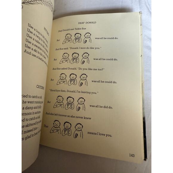 A Light In The Attic - Shel Silverstein - Snake Eye Music 1974 Edition Hardcover - Picture 12 of 16